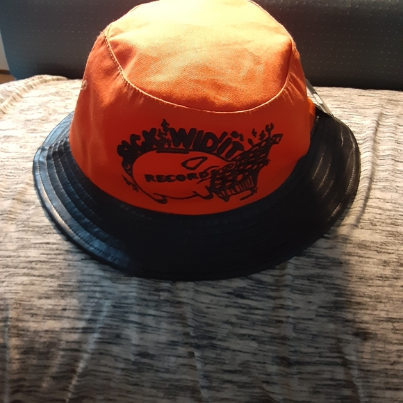 Orange and Black Bucket Hat